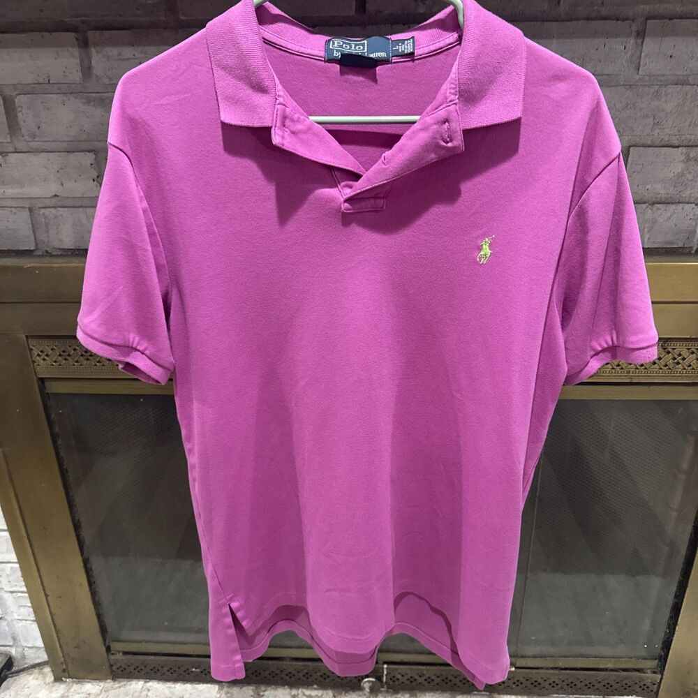 Polo Ralph Lauren Men’s Polo Shirt Magenta Large